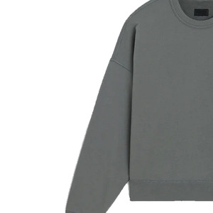Sweat-shirt unisexe à col rond surdimensionné, motif cœur, en molleton français tricoté respirant 400g, style minimaliste pour l'automne - Product Image 3