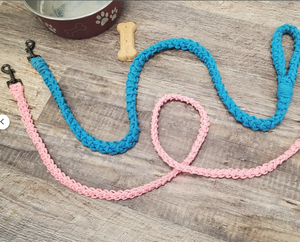 Stone Grey Organic Cotton Rope <b>Dog</b> <b>Leash</b> Pet Supplies Accessory Customized Colored Cotton Rope Handmade <b>Dog</b> <b>Leash</b> Pet <b>Leash</b> Set - Product Image 1