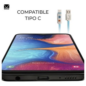 Câble USB Type C LED pour transfert de données et charge rapide 1,5 m - Couleurs assorties - Product Image 4