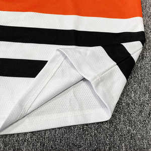 Ensemble de maillots de hockey unisexe personnalisés avec logo brodé en twill, conception OEM, uniforme d'équipe, vêtements de sport imprimés, 100 % polyester, séchage rapide - Product Image 3