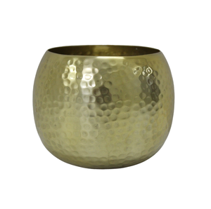 Top vente en aluminium rond support votif cuivre couleur bougie navires pour la décoration de la maison à la main personnalisé en vrac - Product Image 5