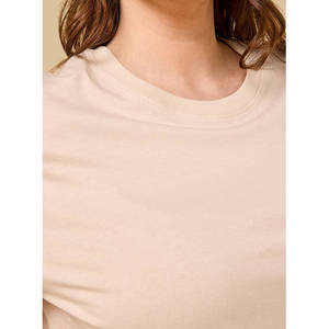T-shirt uni pour femme, coupe classique, manches courtes, basique, décontracté, confortable pour tous les jours, OEM, marque privée - Product Image 4
