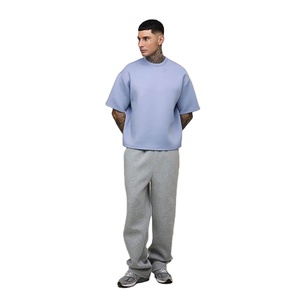 High Quality Longline Quick Dry Eco-Friendly Plus Size Baggy T-Shirt Comfortable Blank <b>Round</b> Neck Drop Shoulder Summer Wear - Product Image 6