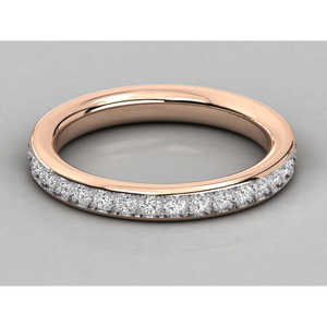 Bague pour femme en diamant de culture - Or 9 carats - Product Image 4