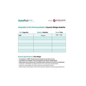 สัญญาณบังโคลนสำหรับ Fiat Tempra-YELLOW - Product Image 2