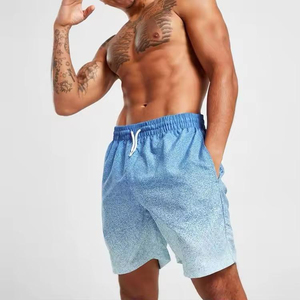 Shorts de compression mi-taille de haute qualité, fermeture élastique à la taille, coton respirant, mode, non tissé, décontracté, uni, longueur genou - Product Image 1