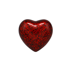 Luxury Red Heart Shaped Pet Urn Polyresin Durable <b>Casket</b> <b>for</b> Pet <b>Ashes</b> Memorial Keepsake - Product Image 2