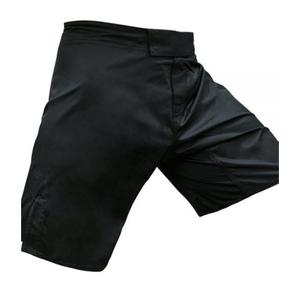 Pantalones cortos deportivos de entrenamiento MMA cómodos de alta calidad para hombre, diseño personalizado, patrón sólido, elástico, cintura media, lona de calle alta - Product Image 1