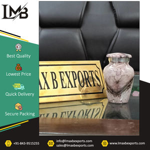 Profesionales en la venta de urnas de cremación de recuerdo de latón/aluminio de suministros funerarios de metal de primera calidad de India - Product Image 5