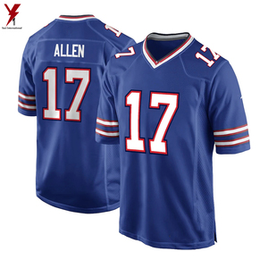 Precios al por mayor Ropa deportiva Diseño Peso ligero Cómodo Fútbol americano Jerseys Entrenamiento personalizado Fútbol americano Jersey - Product Image 4