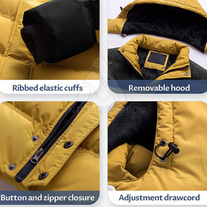 Low Price High Quality Custom Logo Printed <b>Men</b> Puffer Jacket Plus Size Customized Puffer Jacket For <b>Men</b> - Product Image 6