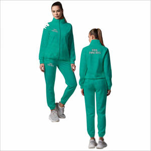 บริการ OEM ชุดวอร์มแขนยาวสำหรับผู้หญิง ชุดวอร์มผู้หญิงยอดนิยม ชุดวอร์มผู้หญิงทรงเข้ารูป ชุดวอร์มผ้าฝ้ายสำหรับผู้หญิง - Product Image 4