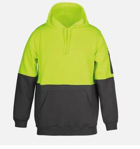 Vente en gros deux tons 100% coton pull sweat à capuche Streetwear avec logo personnalisé haute visibilité approvisionnement d'usine - Product Image 1