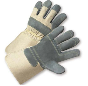 Guantes de cuero Rigger Forro de algodón Seguridad en el trabajo industrial Anti-Corte Anti-impacto Antideslizante Suave Flexible - Product Image 1