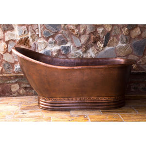 Bañera de cobre, bañera asequible mejorada, bañera de cobre de forma ovalada, bañera de doble pared hecha a mano, fábrica al por mayor - Product Image 2