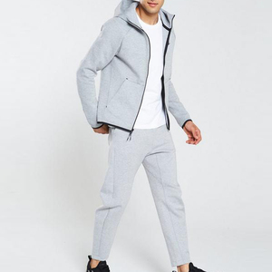Conjunto de Sudadera con Capucha y Pantalones Deportivos de Algodón 100% Hechos a Medida al por Mayor, Chándal para Hombre, Chándales Extra Grandes en Blanco para la Venta - Product Image 6