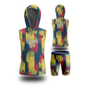 Ensembles de maillots de football drapeau américain pour garçons sur mesure uniformes grande taille respirants pour 7V7 et 7on7 avec logo avant - Product Image 1