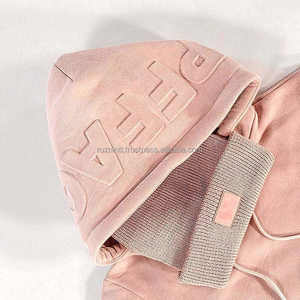 Conjunto Deportivo de Invierno de Felpa Suave con Sudadera con Capucha Gruesa y Pantalones, Ropa Deportiva de Invierno - Product Image 5