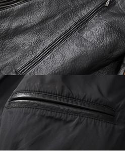 Hot Selling Customized Men's Winter Leather <b>Jackets</b> Best Plus Size Sheepskin Fur Bomber Overcoat with Embroidery <b>Smart</b> Wear - Product Image 6