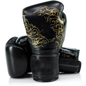 Gants de boxe MMA en cuir de haute qualité à bas prix OEM 2024, fermeture à velcro, écologiques, lumineux dans le noir, utilisation quotidienne pour le sport, personnalisables - Product Image 4