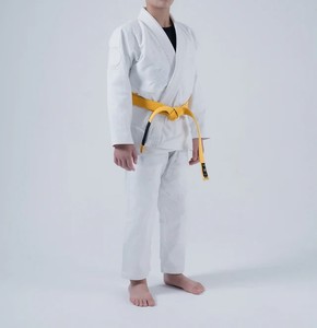 Uniforme de Judo, Taekwondo y BJJ de Tela Elástica Ligera 100% Algodón de Calidad Profesional con Logotipo Frontal Unisex - Product Image 5