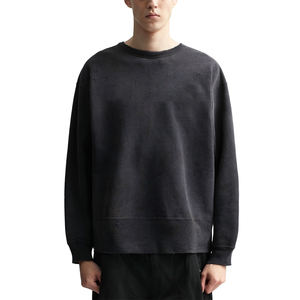 Sudadera serigrafiada personalizada alta calidad 100% algodón 380gsm sudaderas hombres al por mayor sudaderas de peso pesado - Product Image 4