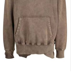 Sweat à capuche et sweat-shirts pour hommes lavés à l'acide sur mesure Sweats à capuche en coton épais de haute qualité Pull pour hommes Sweats à capuche pour hommes - Product Image 5