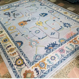 Tapis tufté à la main couleur vibrante multicolore beaux tapis en laine personnaliser la taille disponible sapin pour n'importe quelle pièce - Product Image 3