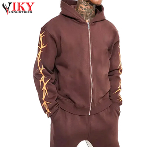 Survêtement empilé de haute qualité, bonne vente, meilleur fournisseur, service OEM, survêtement décontracté de style évasé pour hommes PAR VIKY INDUSTRIES - Product Image 5