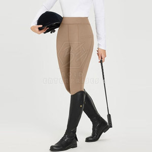 Culotte d'équitation légère pour femmes de haute qualité Pantalon à siège intégral en nylon durable avec panneaux en maille respirante - Product Image 3
