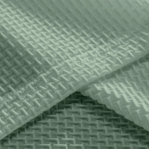 Polo de Punto Texturizado Verde Claro para Hombre, Manga Corta, Transpirable, Informal, para Golf, Suave, Ligero, Corte Regular, para Verano - Product Image 6