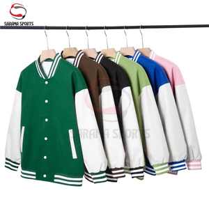 Chaqueta Universitaria Personalizable de Lana para Invierno, Chaqueta Varsity de Béisbol Vintage de Alta Calidad con Logotipo Personalizado Bordado - Product Image 1