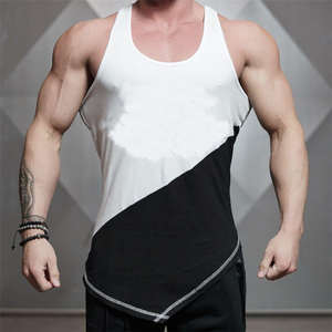 Débardeurs de sport sans manches à séchage rapide pour hommes Chemise d'entraînement tricotée légère et respirante pour la course à pied Gilet d'entraînement musculaire - Product Image 2