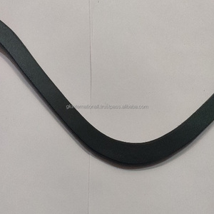 HIGH QUALITY LEATHER FLAT BROW <b>BAND</b> WITH POP <b>SNAP</b> BUTTON for LOOP CLOSURE ALL SIZES AVAILABLE - Product Image 6