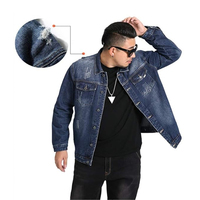 Conjuntos de Chaqueta y Pantalones Vaqueros Personalizados, Ropa de Hombre Personalizada, Ropa Urbana, Conjuntos de Pantalones Vaqueros de Alta Calidad para Hombre