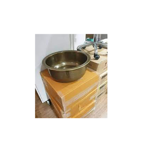 Bol à pied en acier Hammered Ice Tub pédicure et bol en acier inoxydable poli brillant fait main à bas prix - Product Image 6