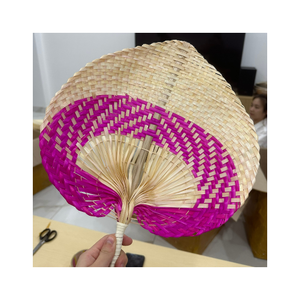 Best Selling Handmade Bamboo <b>Hand</b> <b>Fan</b> Vietnam Origin Eco Folding <b>Fan</b> Perfect for Wedding Gift and Export Buyers - Product Image 1