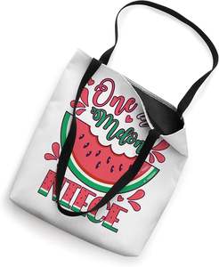 Bolsos de lona de algodón liso de último estilo con patrón estampado cierre de cremallera bolso de compras y comestibles para mujer - Product Image 5