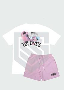 Conjunto de 2 piezas de verano 2025 para hombre, chándal de Fitness informal personalizado con camiseta de manga corta transpirable, pantalones cortos para entrenamiento informal - Product Image 3