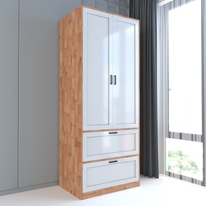 Módulo de Armario Independiente de Madera TQA68023 de Diseño Moderno con Estantes Decorativos Integrados para Dormitorio, Muebles para el Hogar - Product Image 4
