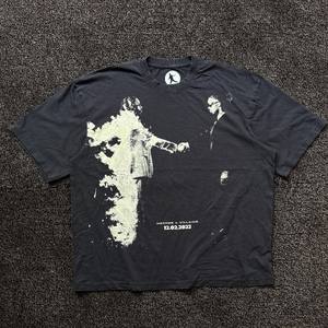 เสื้อยืดผ้าฝ้ายพิมพ์ลายวินเทจสำหรับผู้ชายเสื้อยืดลายสกรีนโอเวอร์ไซส์ผ้าแอซิดแอซิดสำหรับ100% - Product Image 1