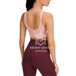 Sujetador deportivo Reversible sin costuras de alta calidad para mujer, ropa de gimnasio transpirable con logotipo frontal de talla grande, entrenamientos de Yoga y Fitness - Product Image 2
