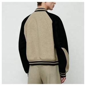 NUEVO 2025 Venta al por mayor Bordado personalizado Invierno 100% Lana Chenille Lettermen Vintage Lana Varsity Jacket para hombres - Product Image 4