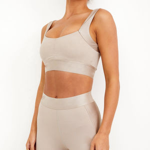 Soutien-gorge de sport pour femmes Haut de gamme à maintien élevé Soutien-gorge de sport sans couture Gym Fitness Athlétique Grande taille Soutien-gorge de yoga Spandex Polyester Conçu - Product Image 5