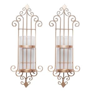 Bougeoir de style moderne Scones muraux Décoration murale en métal de la meilleure qualité Bougeoir chauffe-plat. - Product Image 1