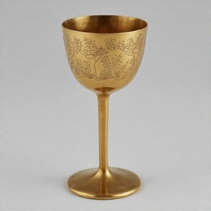 Cáliz sagrado PureChalice Copa de vino de comunión de latón antiguo Copa vintage hecha a mano para iglesia y ceremonias espirituales - Product Image 3