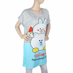 Camiseta Larga para Mujer Chase Value - Tela Gris Claro - Product Image 1