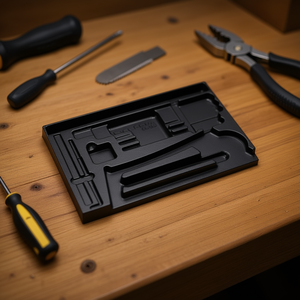 Facom MOD.601 Empty Plastic Tray for Cutting Set <b>Tool</b> <b>Storage</b> Solution - Product Image 3