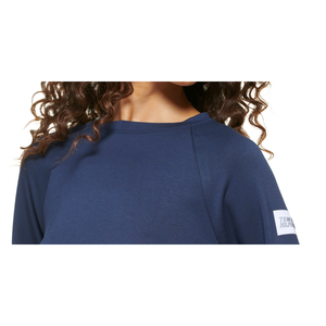 Top Corto Lavorato a Maglia Blu da Donna Tommy Hilfiger con Maniche Raglan, Traspirante, Stile Casual per la Stagione Autunnale - Product Image 2