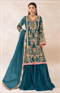 เดรสทางการไม่มีตะเข็บสำหรับผู้หญิงเดรสปาร์ตี้ซาลวาร์คาเมซ2025ชุดเดรสเดรสยาวปกติดีไซน์ใหม่ - Product Image 5